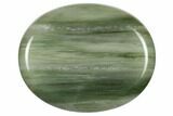 1.9" Polished Green Hair Jasper Worry Stones - Photo 3